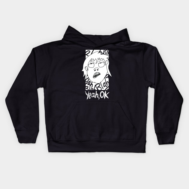 Yeah, OK (female) inversed Kids Hoodie by LostintheLines